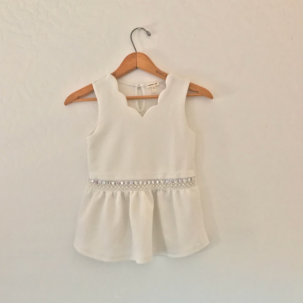 monteau girl fancy babydoll top